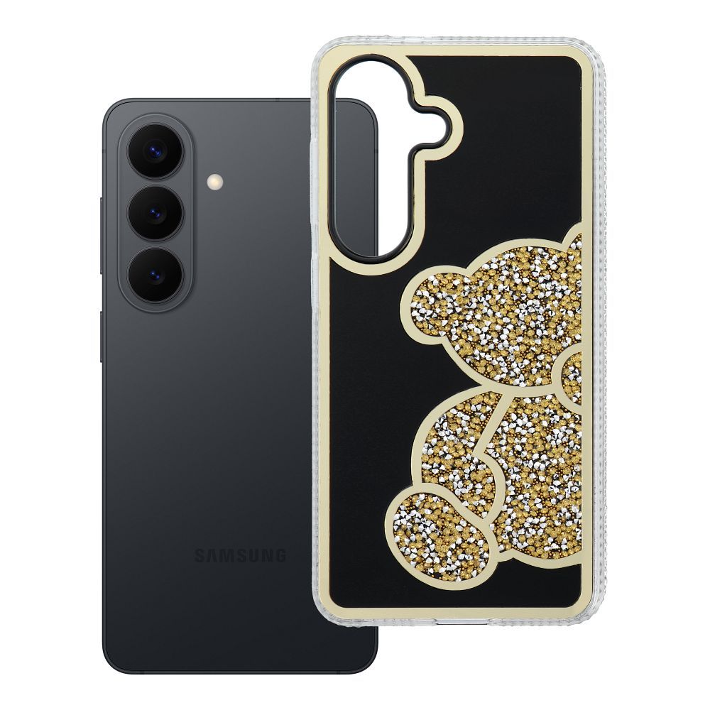 Husa Teddy Bear pentru Samsung S26 Auriu