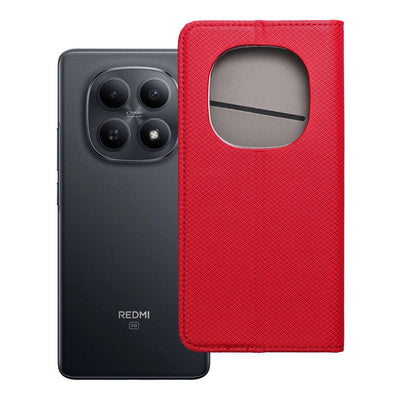 Husa Smart Book pentru Xiaomi Redmi Note 15 PRO Plus 5G Rosu