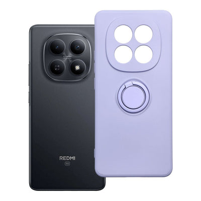 Husa Silicone Ring pentru Xiaomi Redmi Note 15 5G Violet