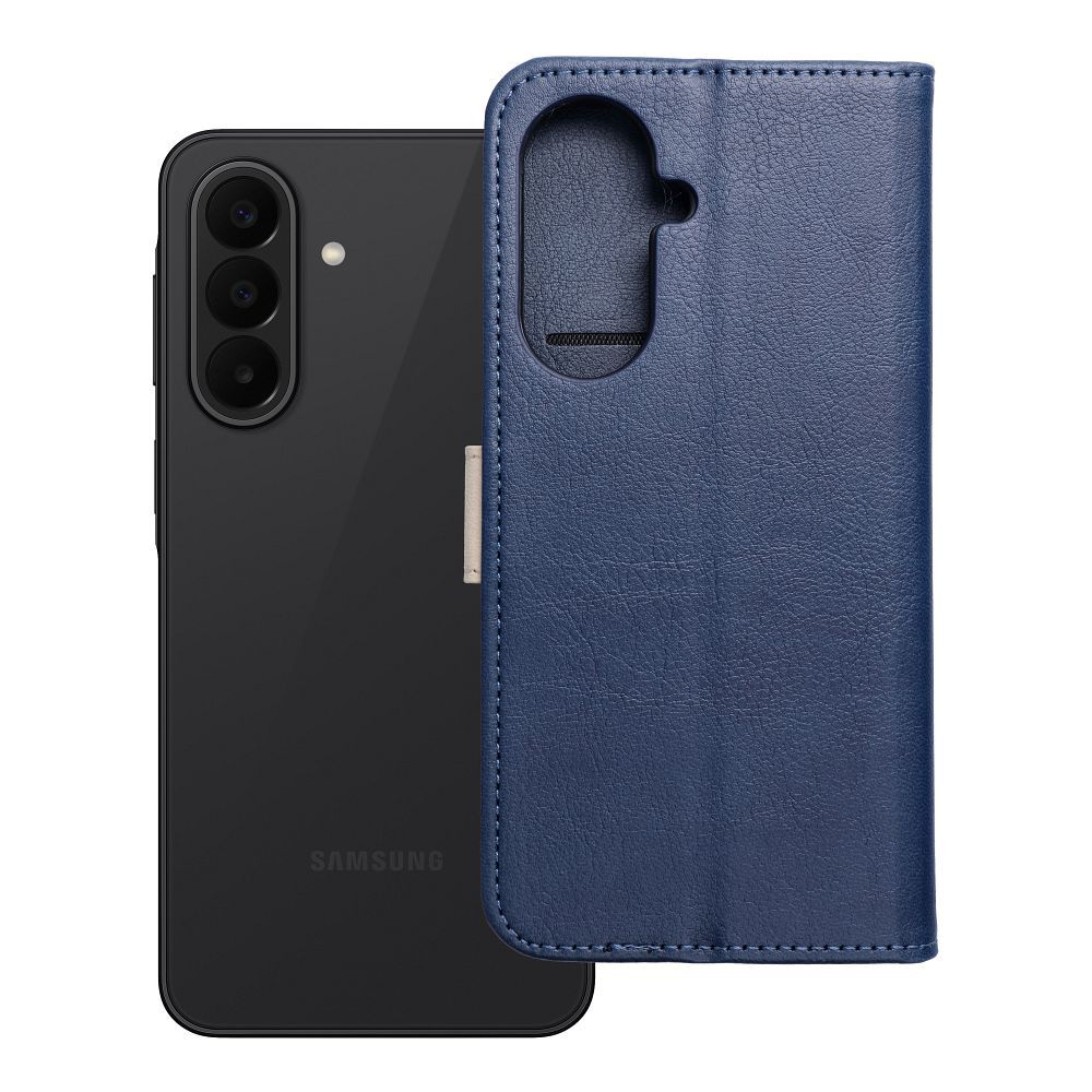 Husa Split Book Flip pentru Samsung A27 Navy si Cream