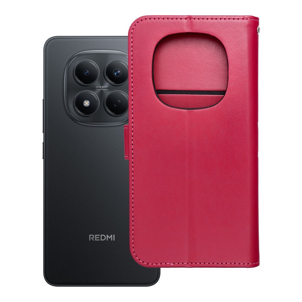 Husa Mezzo Book Flip pentru Xiaomi Redmi Note 15 PRO 5G Mandala Magenta