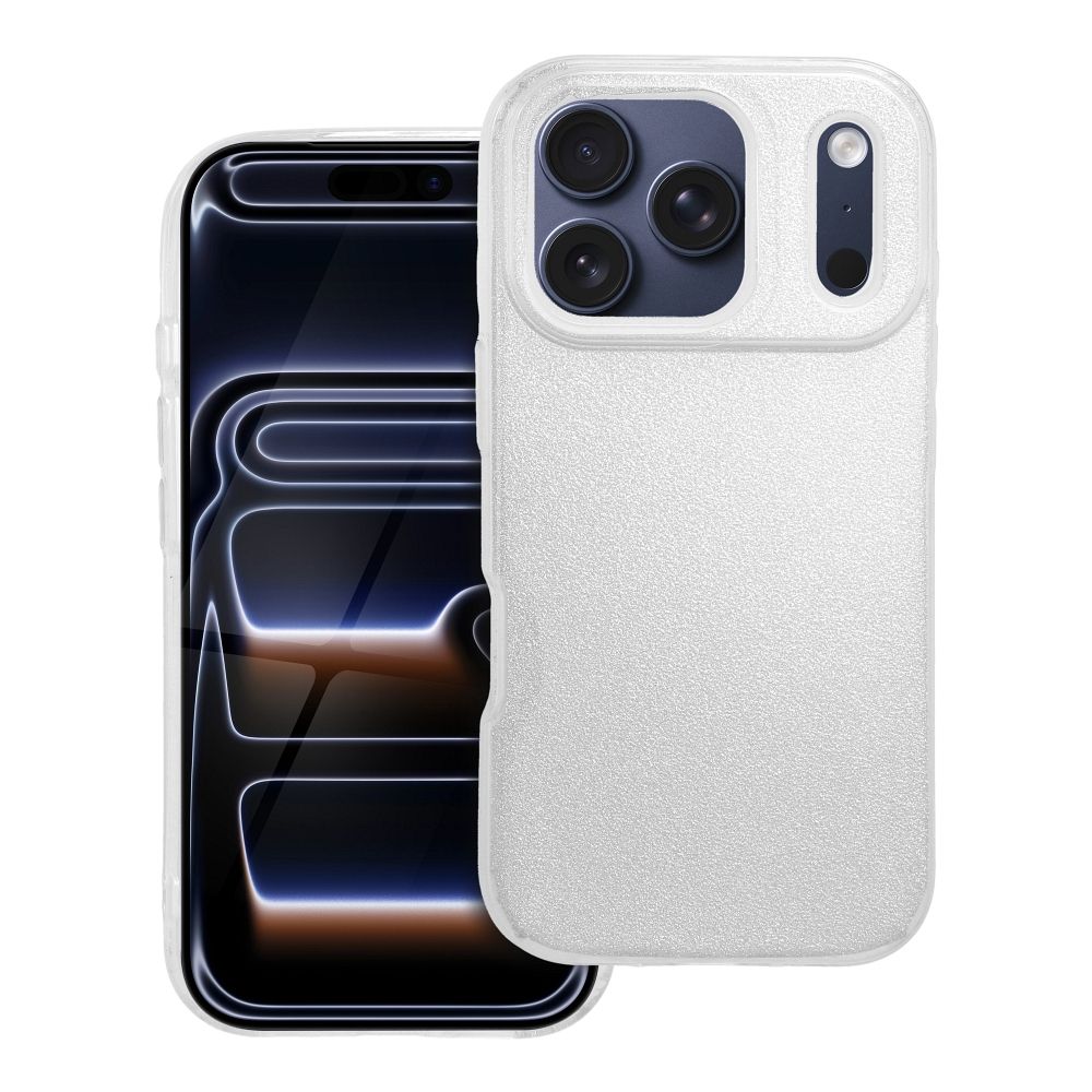 Husa Shining pentru iPhone 18 Pro / 17 Pro Argintiu