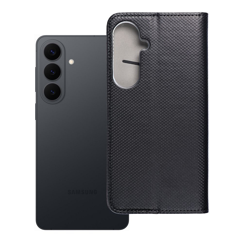 Husa Smart Book pentru Samsung S26 Plus Negru
