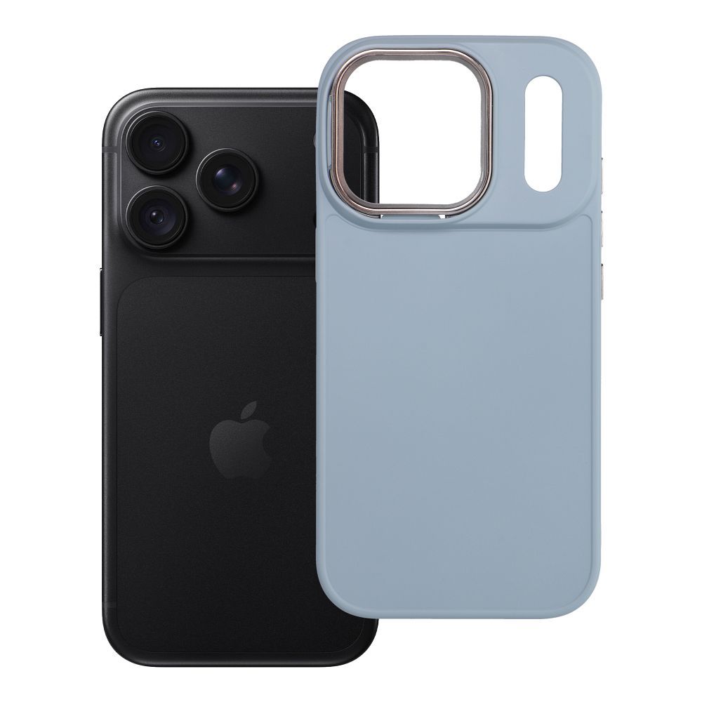 Husa Frame pentru iPhone 18 Pro / 17 Pro Albastru deschis