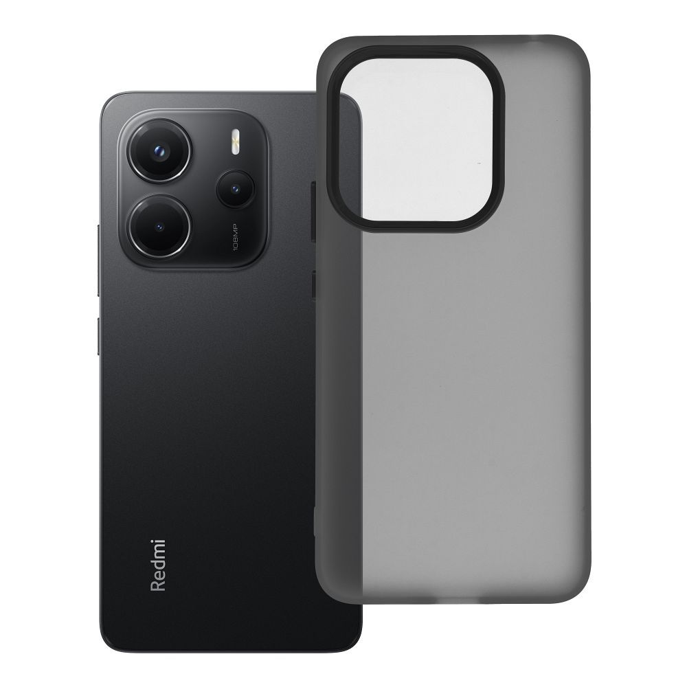 Husa Sappy pentru Xiaomi Redmi Note 14 4G (Global - 164,84mm X 78,15mm X 8,16mm) Negru