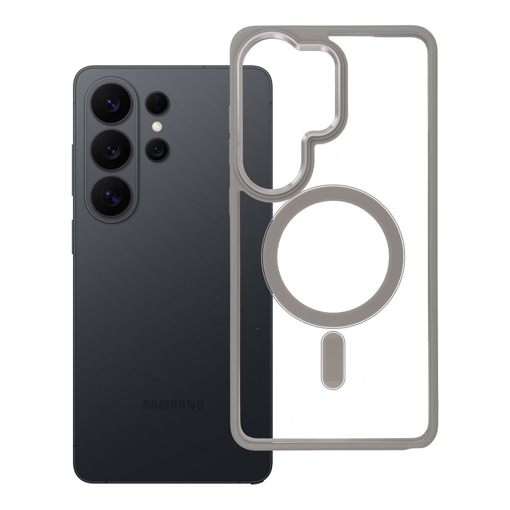 Husa Color Edge Mag pentru Samsung S26 Ultra Compatible cu Magsafe Titanium-Gri
