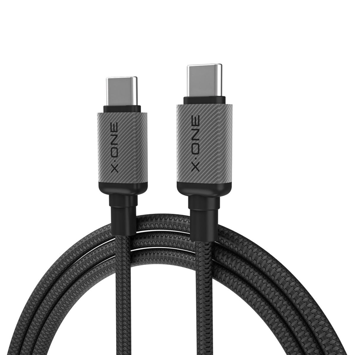 Cablu X-one Titanflex Data - Type C To C - 5A Max 240W 1,2 M Negru