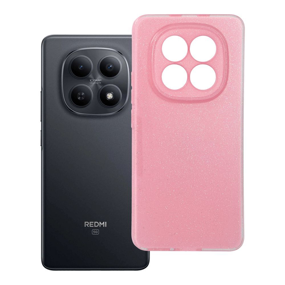Husa Transparent 2 Mm Blink pentru Xiaomi Redmi Note 15 5G Roz