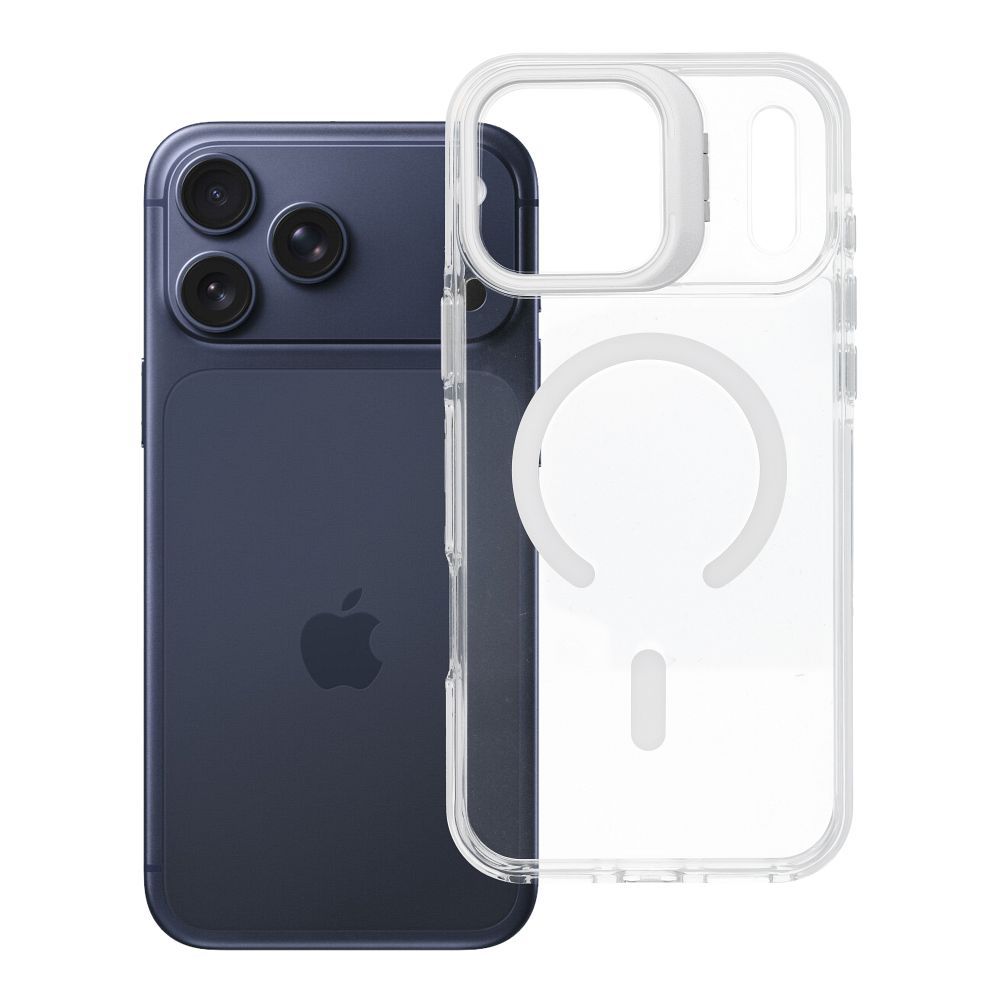 Husa lentila Mag pentru iPhone 18 Pro Max / 17 Pro Max Compatible cu Magsafe Alb