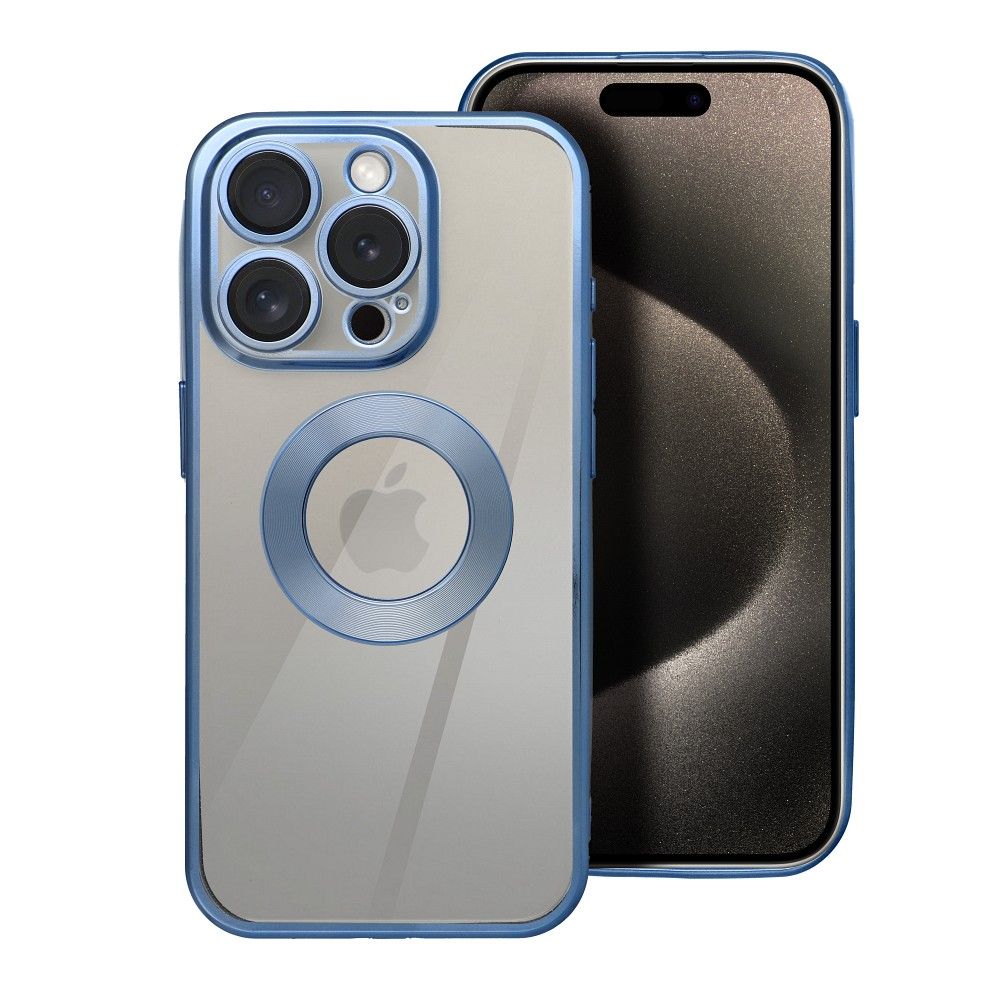 Husa Glam pentru iPhone 17 Pro / 18 Pro (Low Camera Edge) Albastru