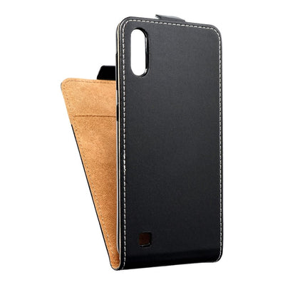 Husa Vertical Flip pentru Samsung A10 Slim Flexi Fresh Negru