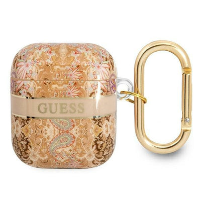 Curea Guess AirPods Cover Auriu/Auriu Paisley Collection
