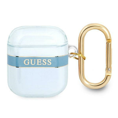 Curea Guess AirPods Cover Albastru/Albastru Collection