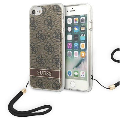 Curea Guess Guohci8h4stw iPhone SE 2022 / SE 2020 / 7/ 8 Maro/Maro Hardcase 4G Print