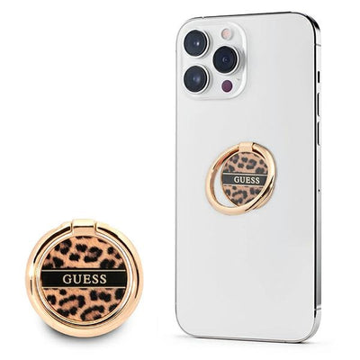 Suport auto Guess Ring Stand Gurshclow Maro/Maro Leopard