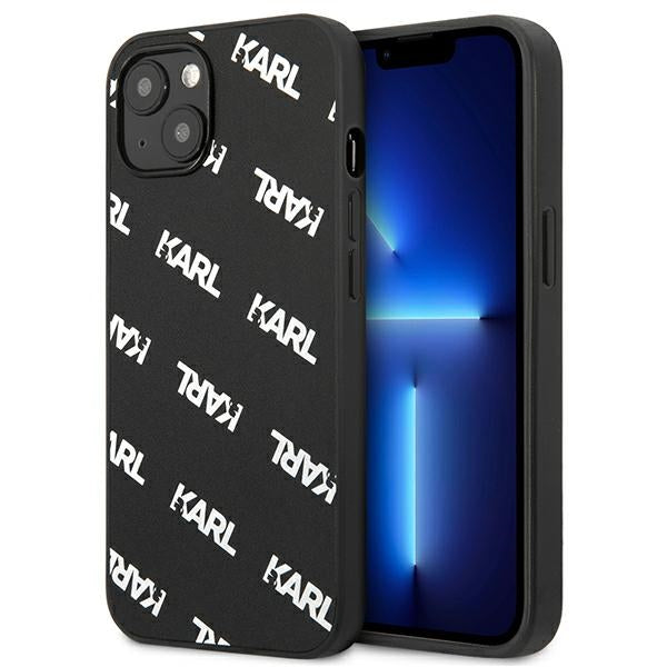 Husa Karl Lagerfeld Allover pentru iPhone 13 Mini - Negru