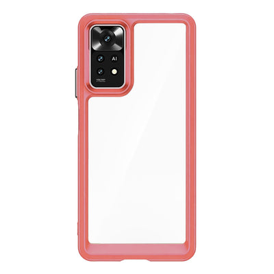 Husa Outer Space Silicone pentru Xiaomi Poco M4 Pro 5G - Rosu