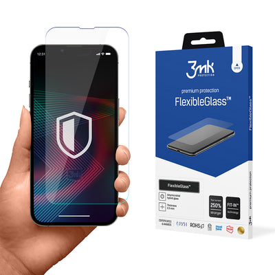 Folie sticla pentru iPhone 14 Pro / iPhone 14 Hybrid Flexi 7H From The 3mk Flexibleglass Series