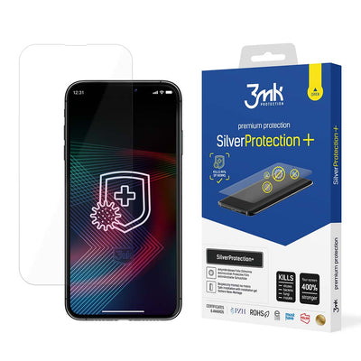 Folie 3mk Argintiu Protection+ Antibacterial protectie pentru iPhone 14 Pro / iPhone 14 Gamers