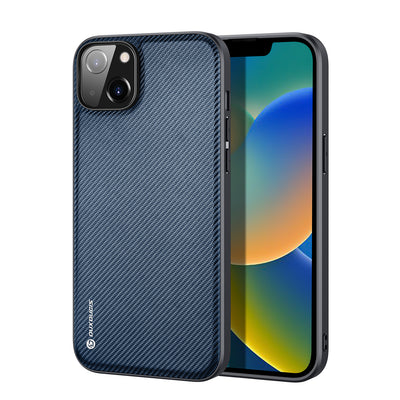 Husa Dux Ducis Fino Cover iPhone 14 Plus Albastru Nylon