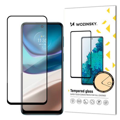 Folie Wozinsky Super Durable Full Glue sticla Full Screen cu Frame Husa Friendly Motorola Moto G42 Negru