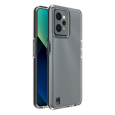 Husa Spring pentru Realme C31 Silicone Cover cu Frame Negru