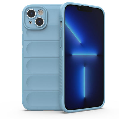 Husa Magic Shield pentru iPhone 14 Plus Flexible Armored Albastru deschis