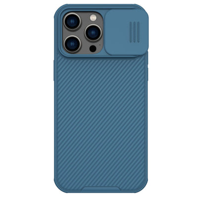 Husa Nillkin Camshield Pro iPhone 14 Pro Max Armored Cover Camera Protector Albastru