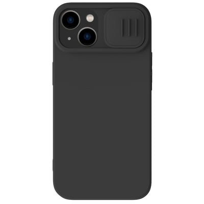 Husa Nillkin Camshield Magnetic Silicone iPhone 14 Plus Magnetic Magsafe Cover cu Camera Protector Negru