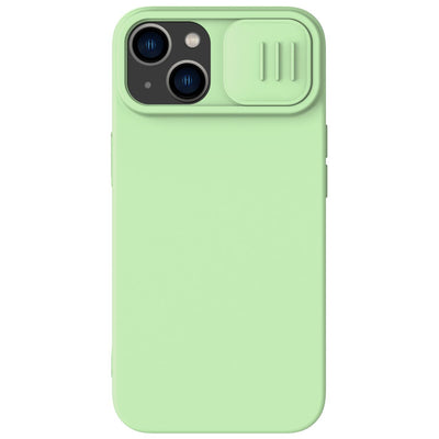 Husa Nillkin Camshield Silky Silicone iPhone 14 Plus cu Camera Cover Verde