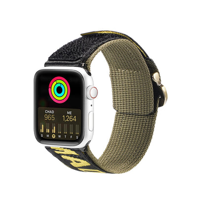 Curea Dux Ducis (Outdoor Version) Apple Watch Ultra SE, 9, 8, 7, 6, 5, 4, 3, 2, 1 (49, 45, 44, 42 Mm) Nylon Galben Brace