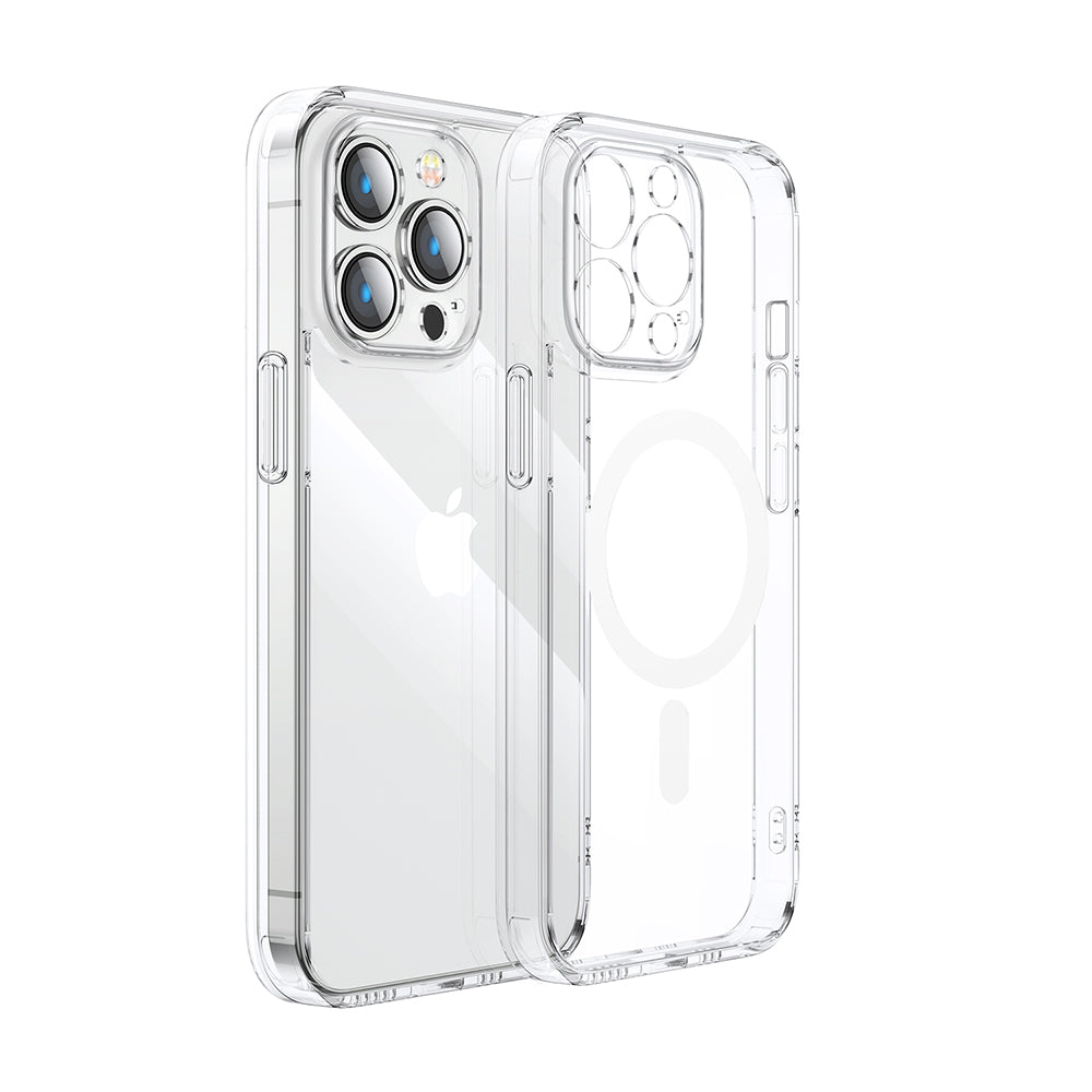 Husa Joyroom 14D Magnetic Magnetic pentru iPhone 14 Plus Compatible cu Magsafe Transparent