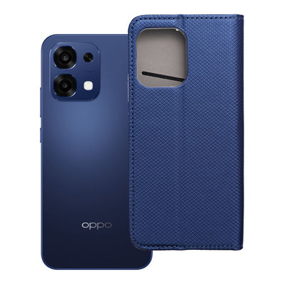 Husa Smart Book pentru Oppo Reno A6 PRO 5G Bleumarin