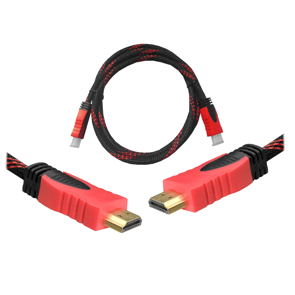 Cablu Hdmi-hdmi 1,5m Rosu V1.4 Blist.