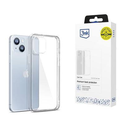 Husa pentru iPhone 14 Plus Silicone Series 3mk Transparent - Transparent