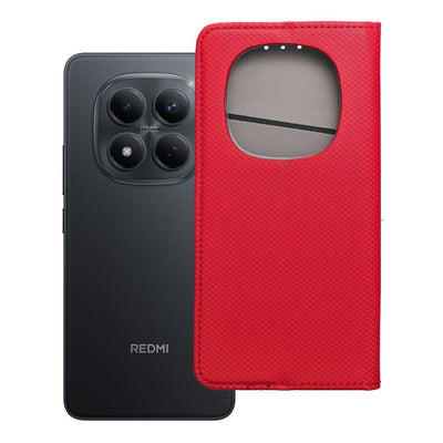 Husa Smart Book pentru Xiaomi Redmi Note 15 5G Rosu