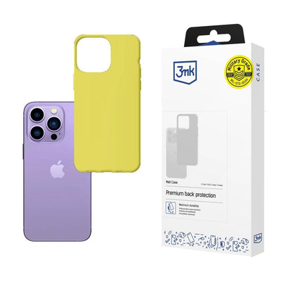 Husa pentru iPhone 14 Pro From The 3mk Matt Series - Lime Verde
