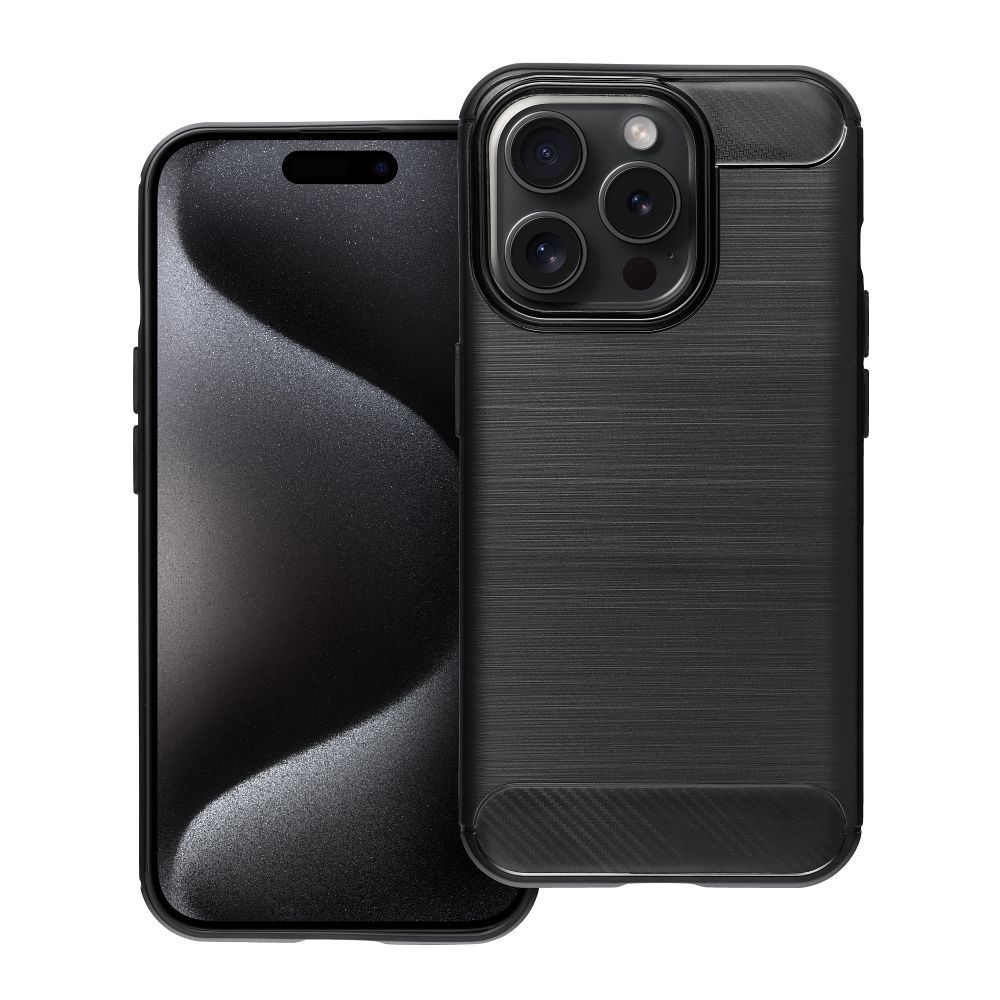 Husa Carbon 2.0 pentru iPhone 16 PRO MAX Negru