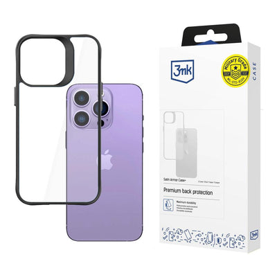 Husa 3mk Satin Armor + iPhone 14 Pro Max Series - Negru