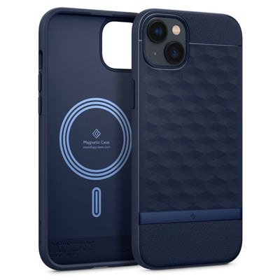 Husa Caseology Parallax Mag cu Magsafe pentru iPhone 14 Plus - Navy