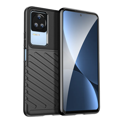 Husa Thunder pentru Xiaomi Poco F4 5G Silicone Armor Negru