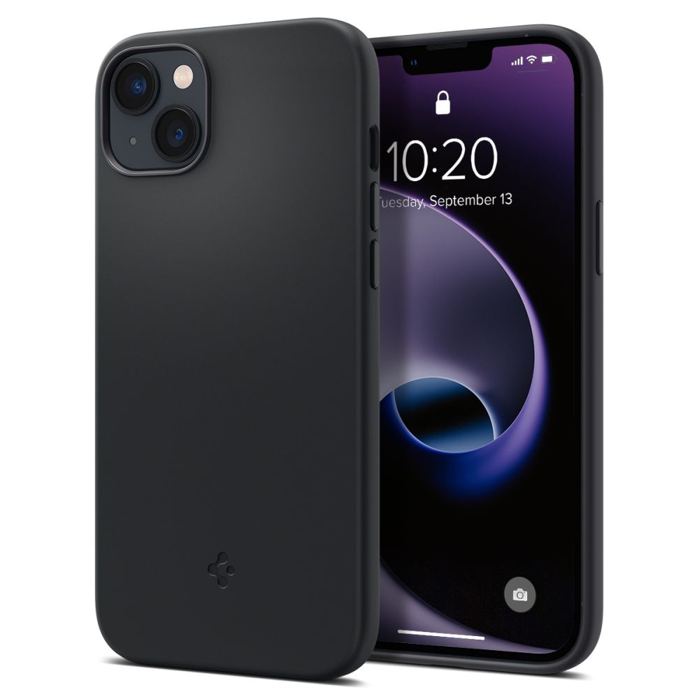 Husa Spigen Silicone Fit Mag cu Magsafe pentru iPhone 14 Plus - Negru