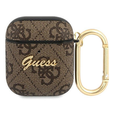 Husa Guess AirPods Cover Maro / Maro 4G Script Metal Collection