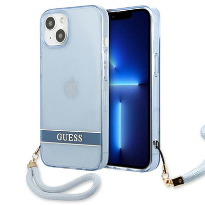 Husa Guess iPhone 13 Mini 5,4 "Albastru / Albastru Hardcase Translucent Stap
