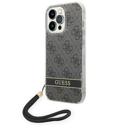 Curea Guess Guohcp14lh4stk iPhone 14 Pro 6.1 "Negru / Negru Hardcase 4G Print