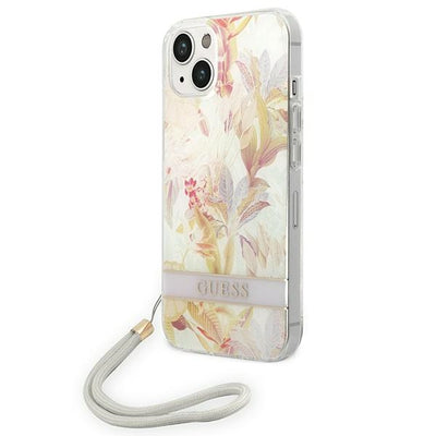 Curea Guess iPhone 14 Plus 6.7 "Mov / Mov Hardcase Flower