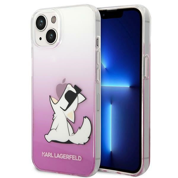 Husa Karl Lagerfeld iPhone 14 Plus 6.7 "Hardcase Roz / Roz Choupette Fun