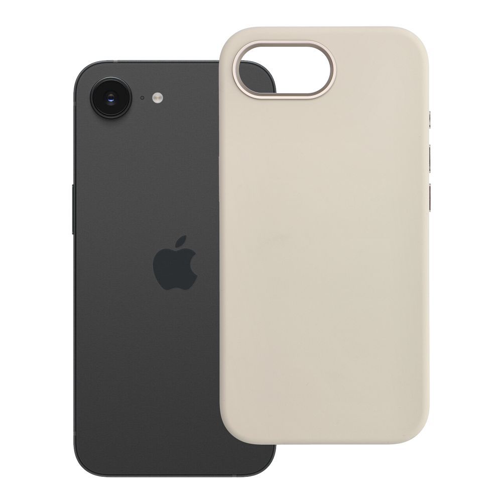 Husa Forcell pentru iPhone 16e (SE4 2025) / 17e F-protect Frame Premium Compatible cu Magsafe Antique Alb 0INT