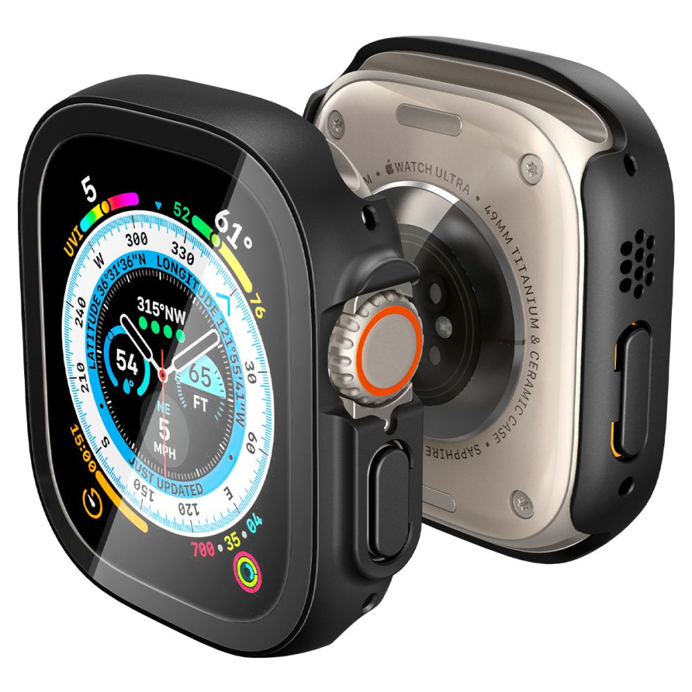 Husa Spigen Thin Fit 360 pentru Apple Watch Ultra (49mm) - Negru