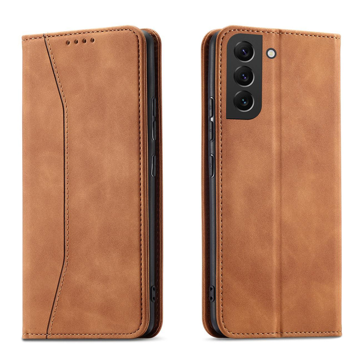 Husa Magnet Fancy pentru Samsung Galaxy S23+ Flip Cover Wallet Stand Maro